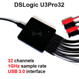 USB 2.0 Interface 16 Channels 256Mbits Memory DreamSourceLab DSLogic Plus USB-Based Logic Analyzer with 400MHz Sampling Rate